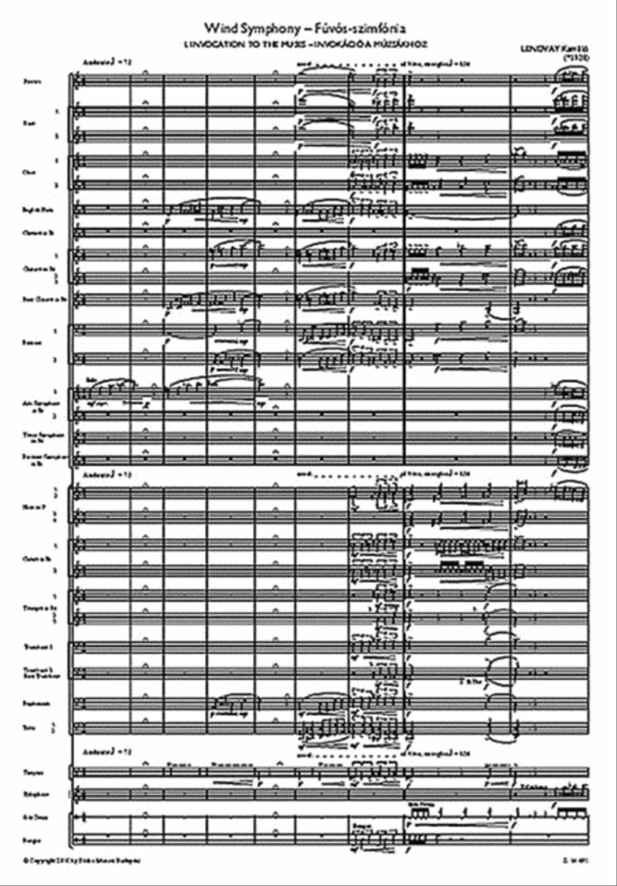 Wind Symphony Concert Band scores gallery preview page 3