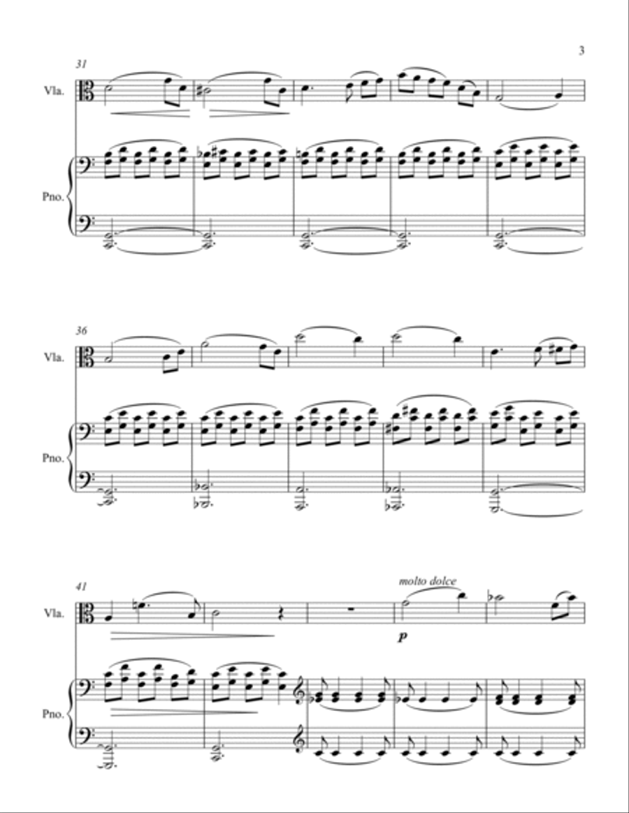 In the Calm of Eve In the Calm of Eve String Duet scores gallery preview page 6