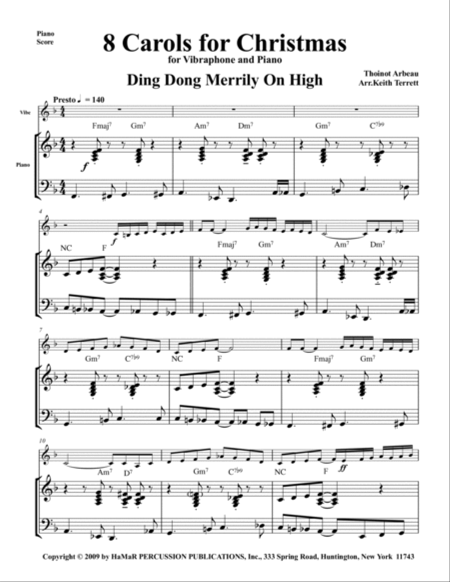 8 Carols for Christmas 8 Carols for Christmas Piano scores gallery preview page 2