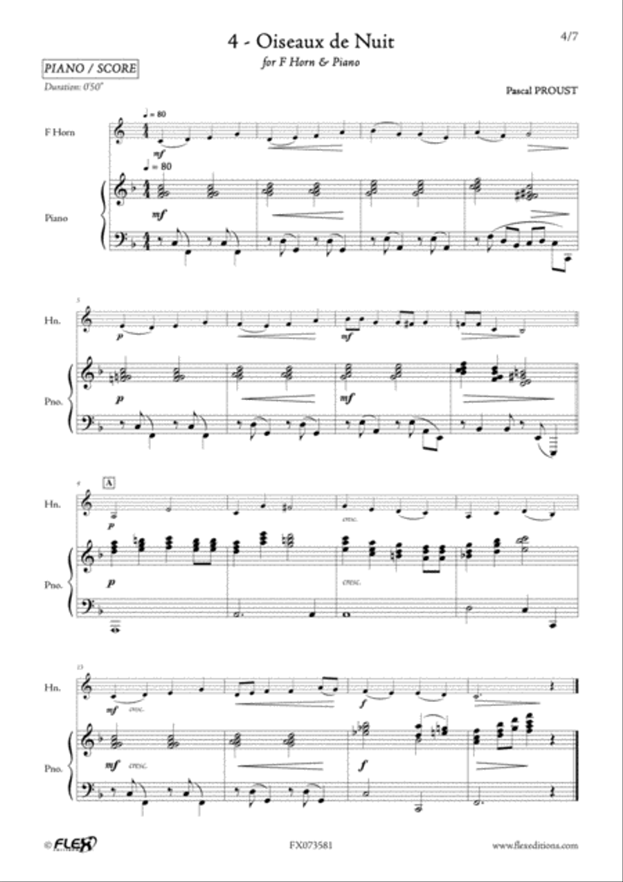 The F Horn du cote de chez Proust - Beginners - Volume 1 Piano Accompaniment scores gallery preview page 6