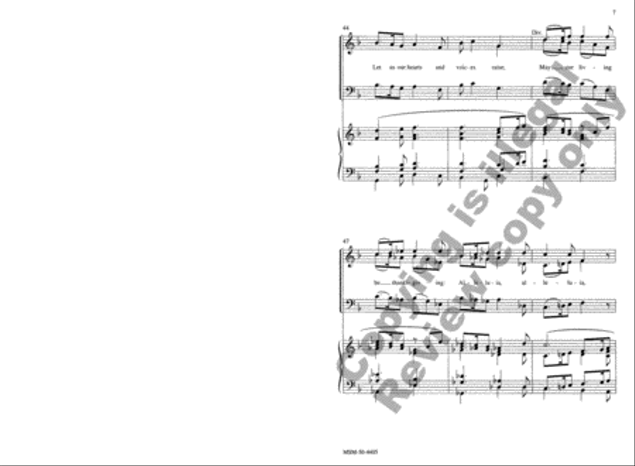 O Risen Lord O Risen Lord 3-Part scores gallery preview page 7