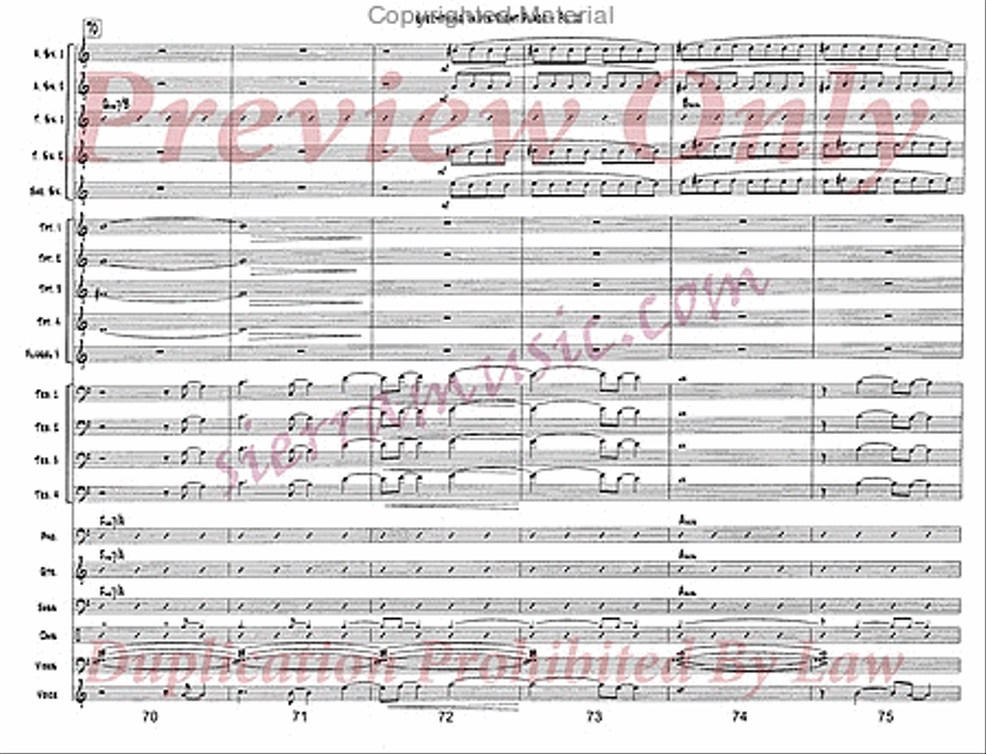 Everything In Its Right Place Jazz Ensemble scores gallery preview page 12
