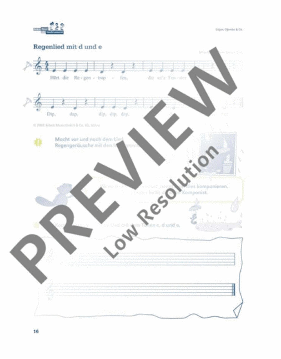 Jedem Kind ein Instrument School and Community scores gallery preview page 17