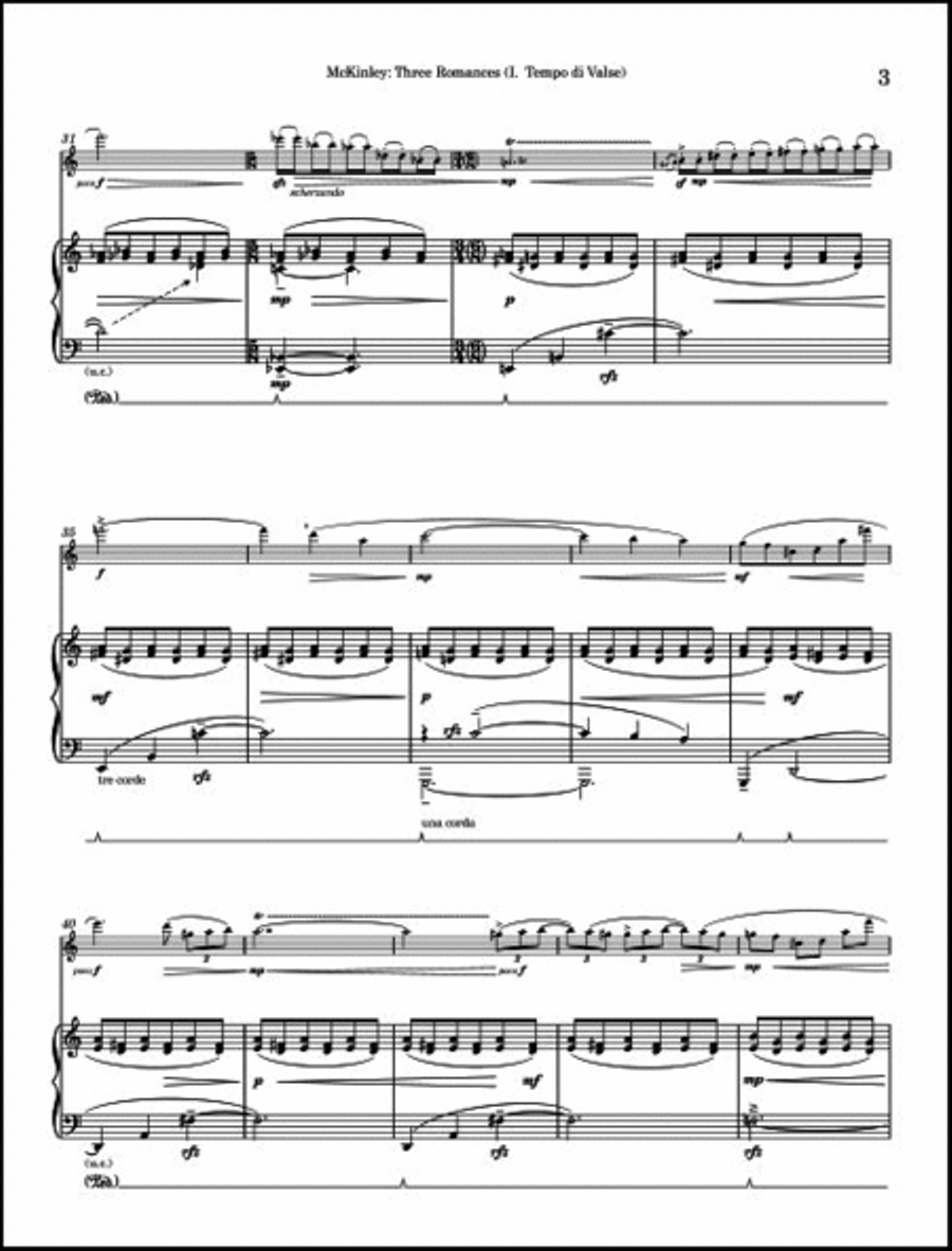 Three Romances Three Romances Piccolo scores gallery preview page 5