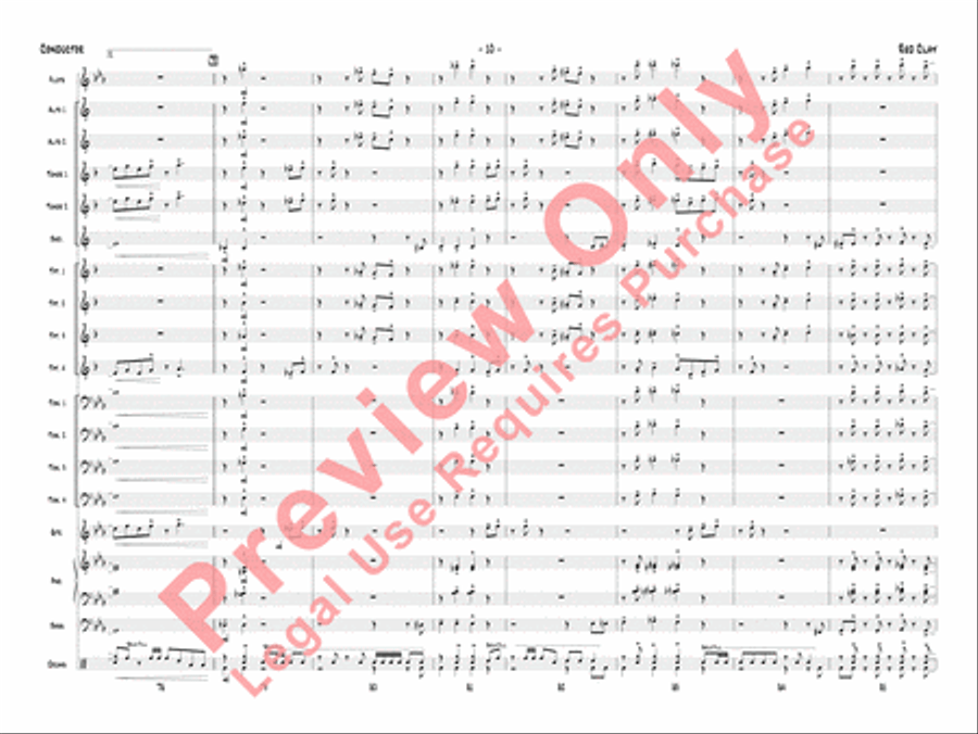 Red Clay Red Clay Jazz Ensemble scores gallery preview page 13