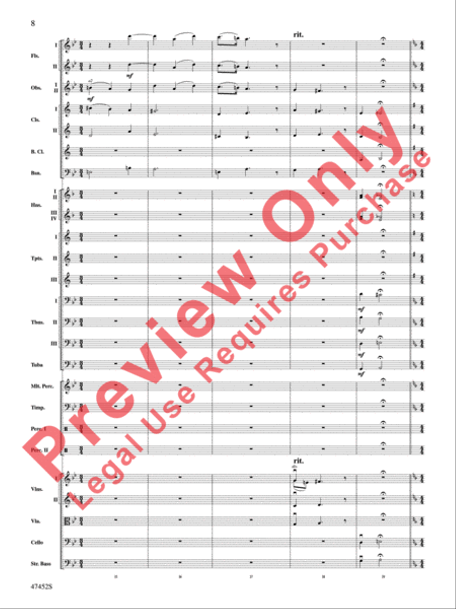 Fantastic Beasts: The Crimes of Grindelwald Full Orchestra scores gallery preview page 9