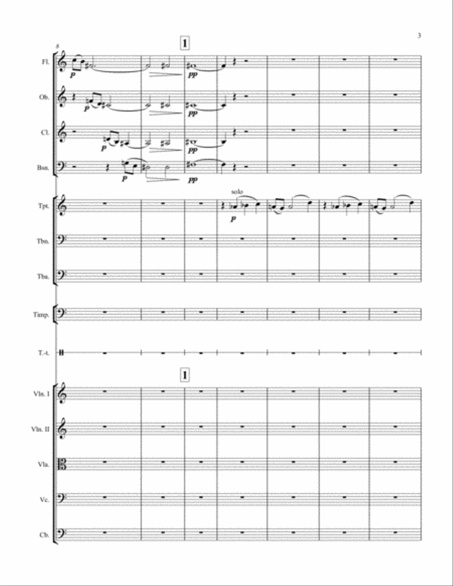 Prelude Service and Burial Large Ensemble scores gallery preview page 3
