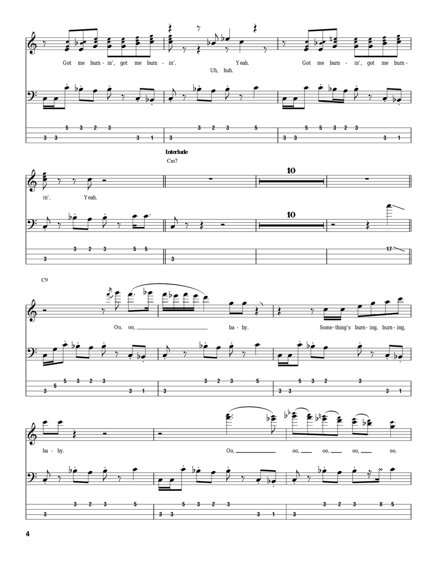 Fire Acoustic Guitar scores gallery preview page 4