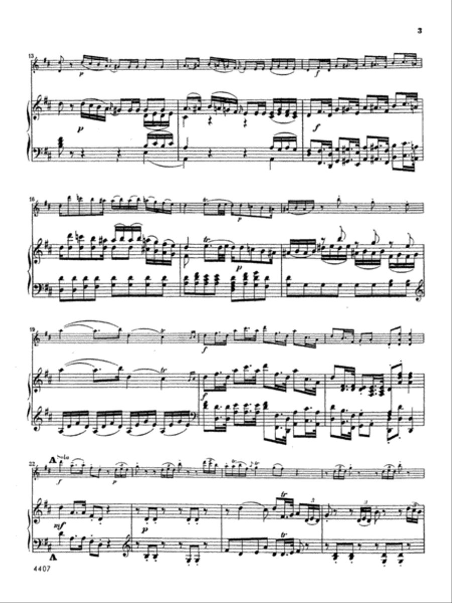 Violin Concerto No. 2, K. 211 Small Ensemble scores gallery preview page 4