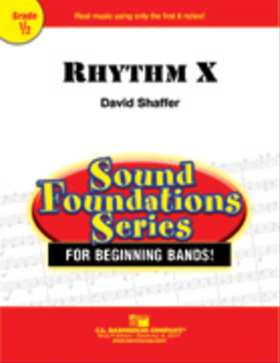 Rhythm X Concert Band scores gallery preview page 1