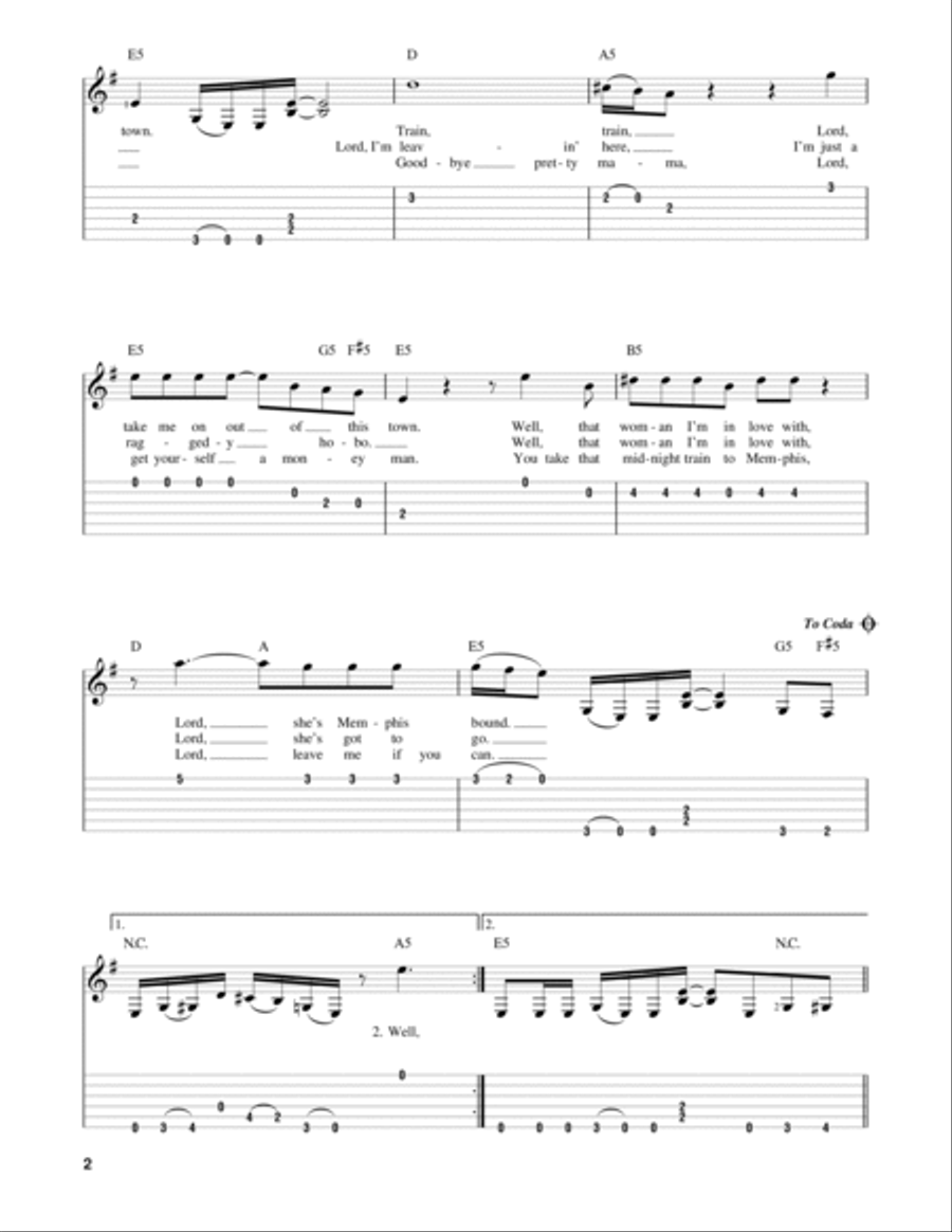 Train Acoustic Guitar scores gallery preview page 2