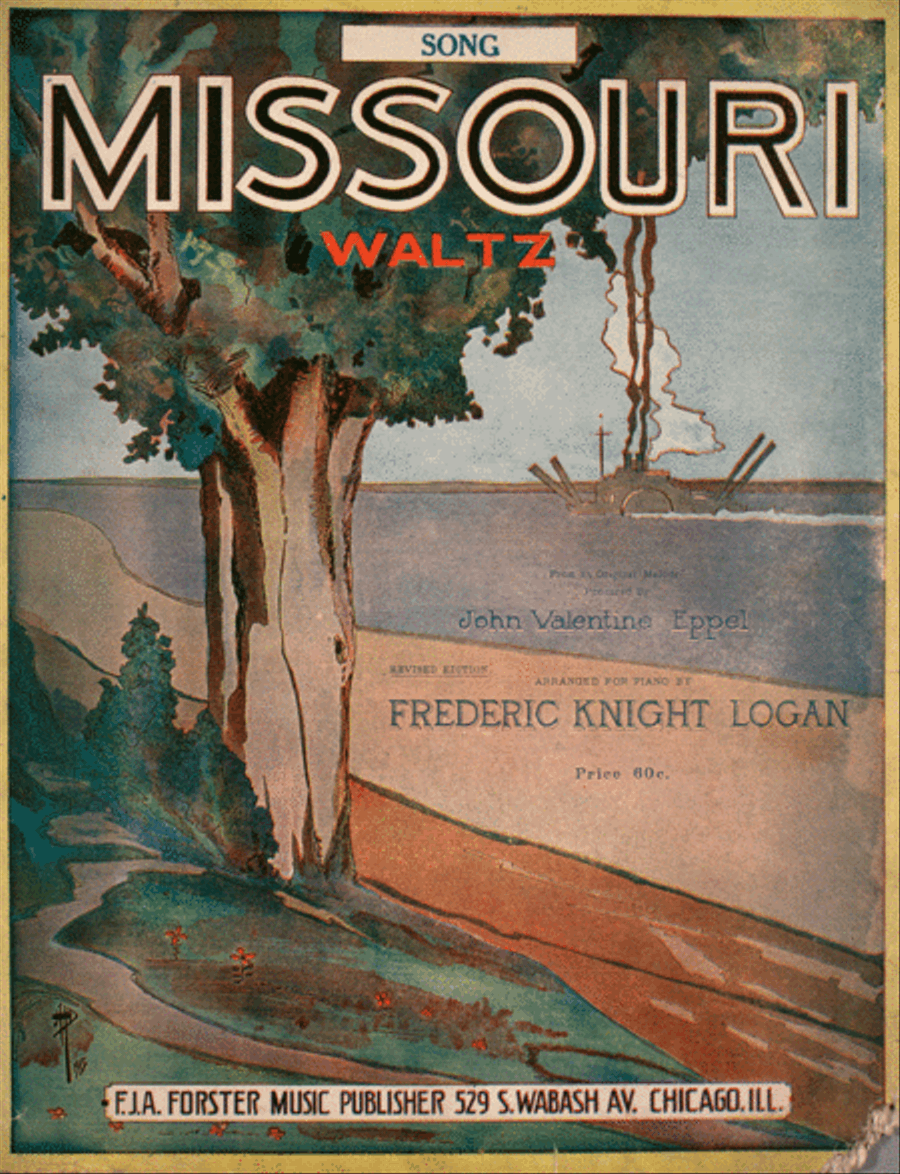 Missouri Waltz. Song. (Hush-A-Bye, Ma Baby) Voice scores gallery preview page 1