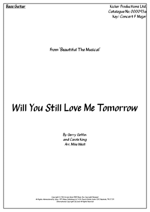 Book cover for Will You Love Me Tomorrow (will You Still Love Me Tomorrow)