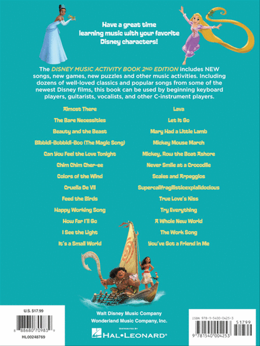 Disney Music Activity Book – 2nd Edition C Instrument scores gallery preview page 5