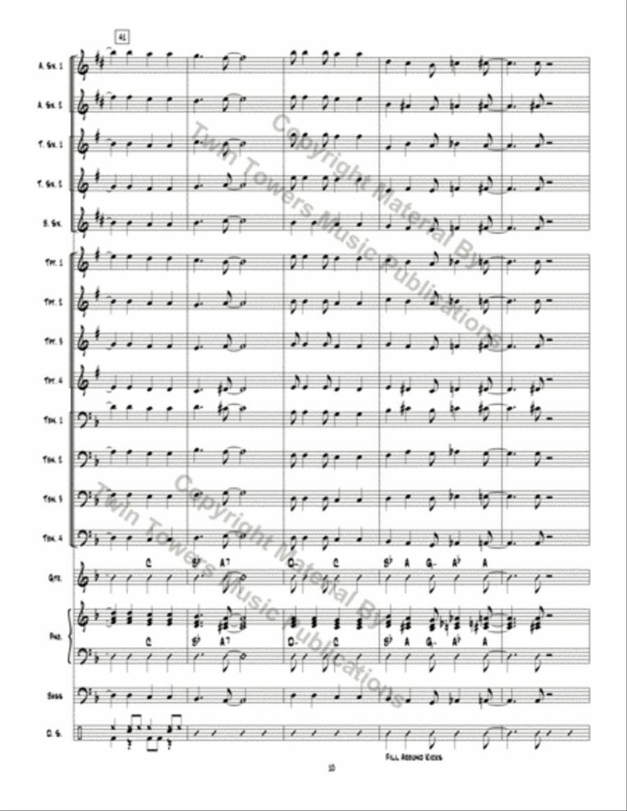 Who Shook? Who Shook? Jazz Ensemble scores gallery preview page 11