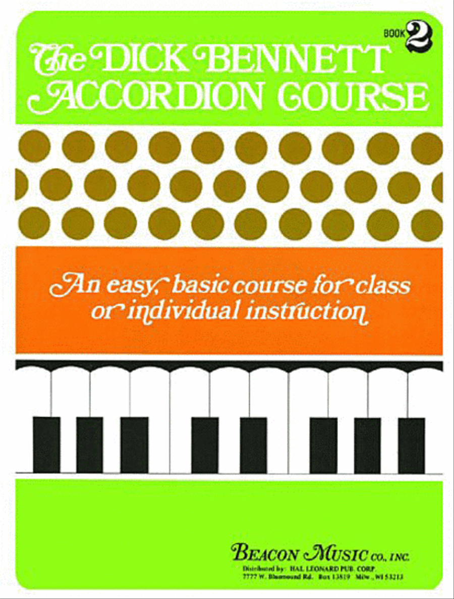 The Dick Bennett Accordion Course Book 2 Accordion scores gallery preview page 1