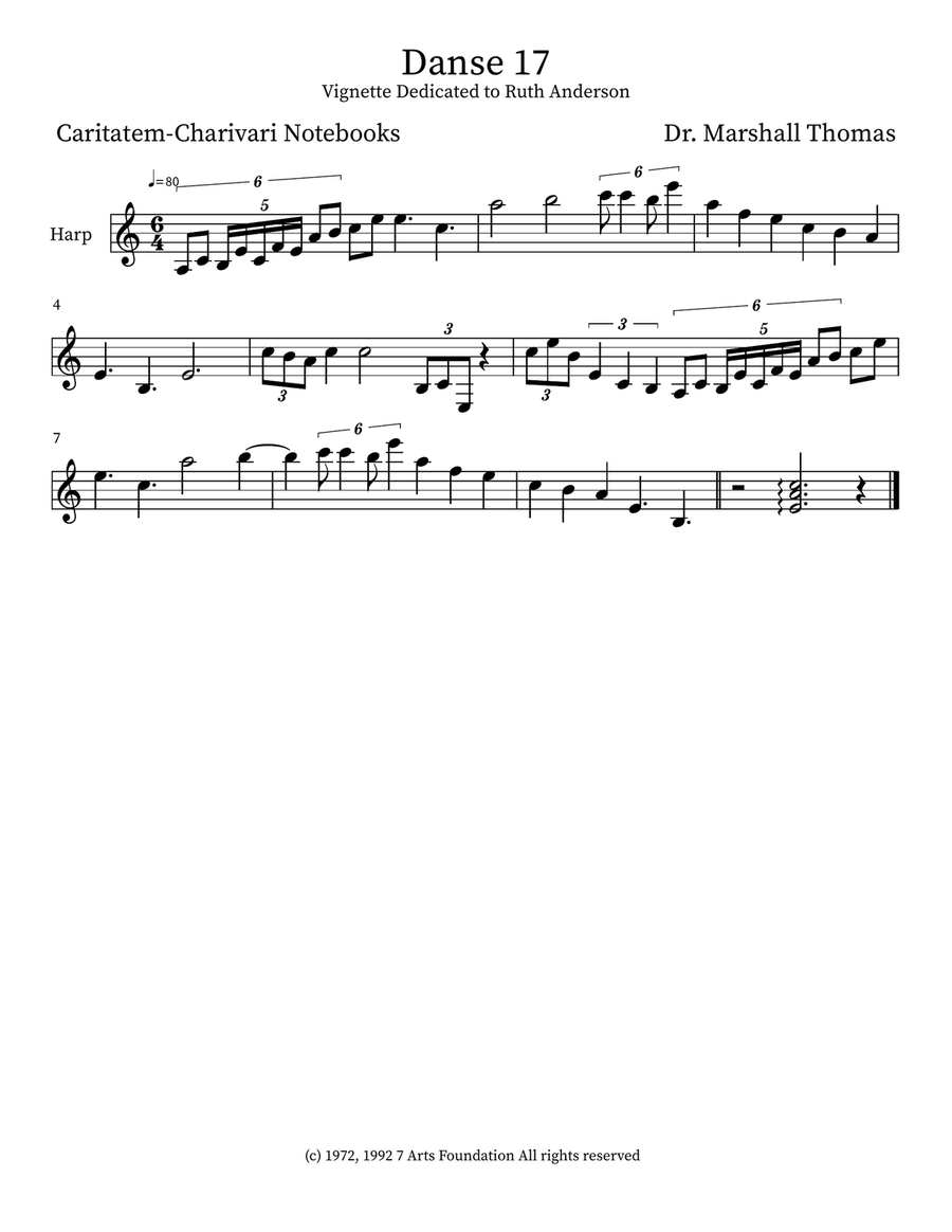 Danse 17 Danse 17 Small Ensemble scores gallery preview page 3