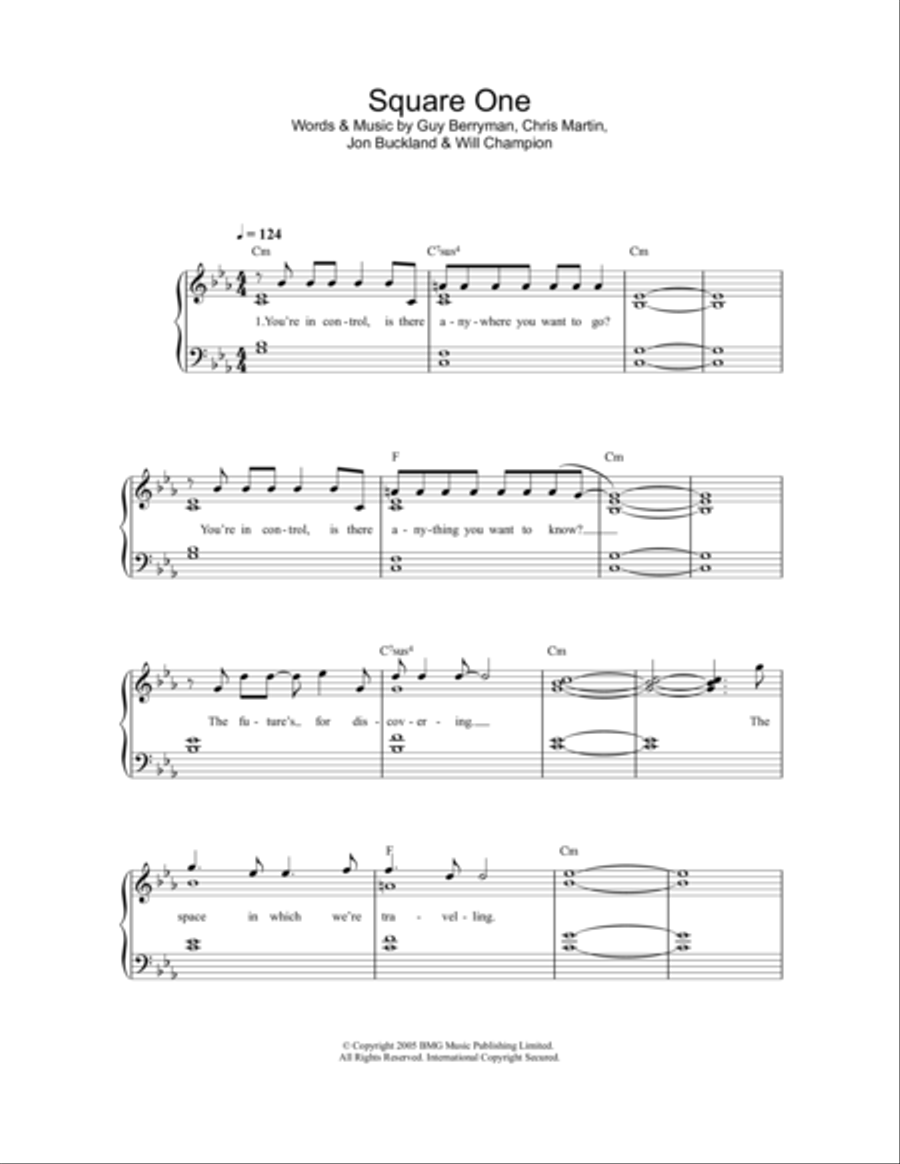 Square One Square One Easy Piano scores gallery preview page 1
