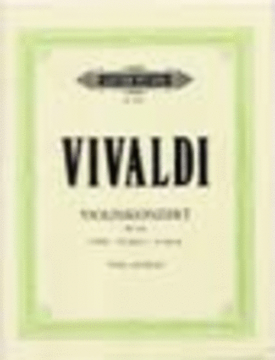 Violin Concerto in D minor RV245