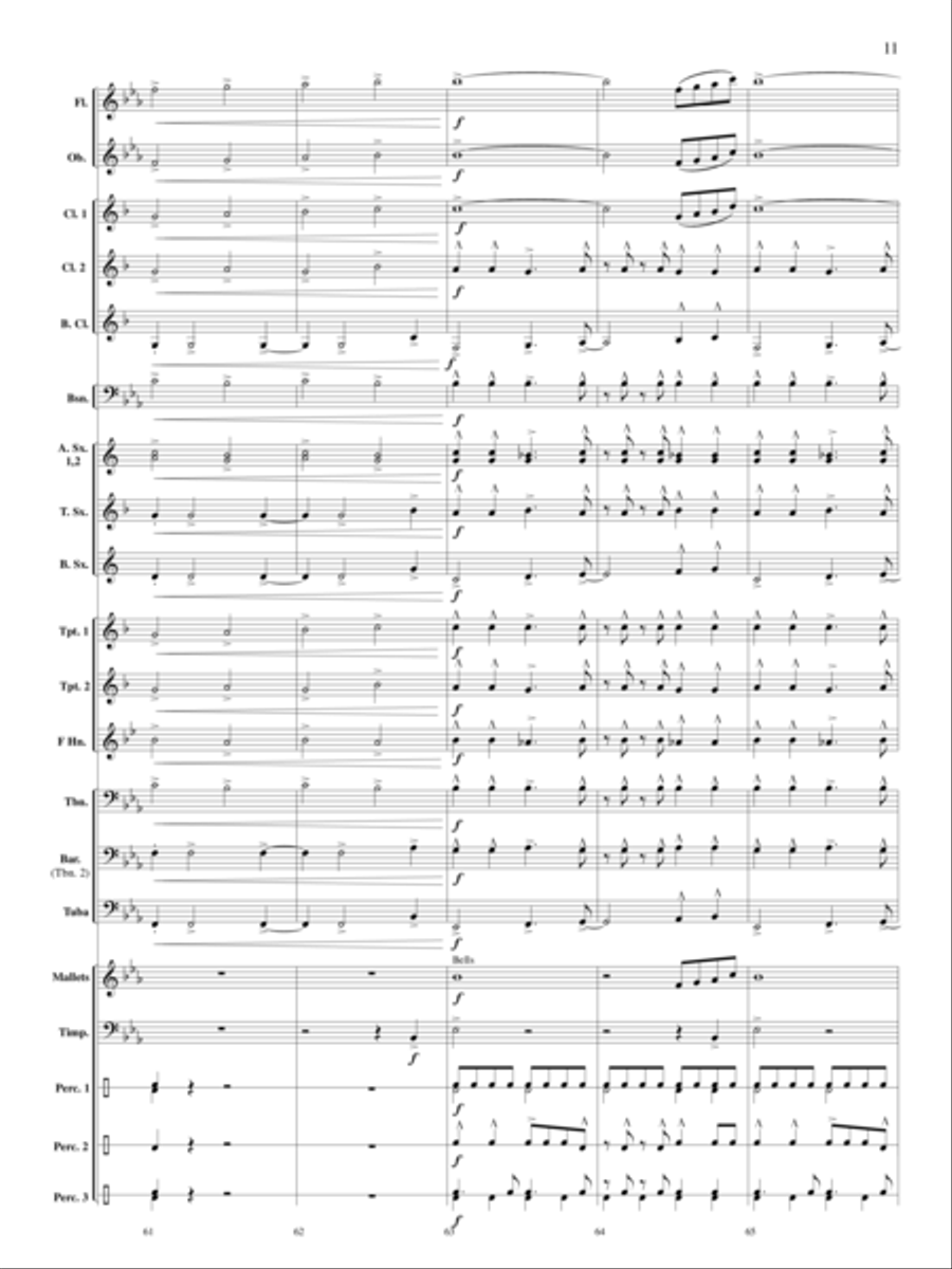 Santa Visits the Caribbean Concert Band scores gallery preview page 12
