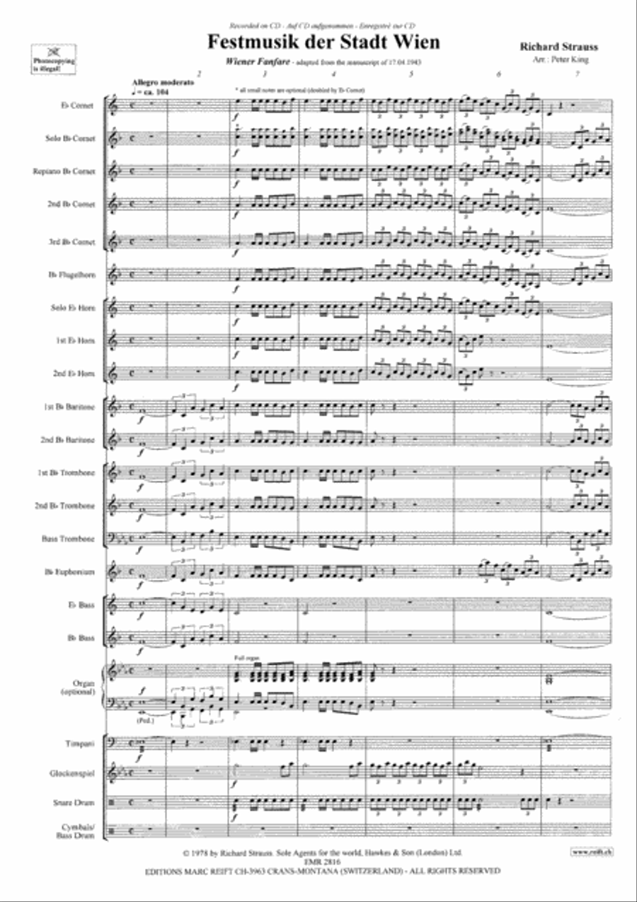 Festmusik der Stadt Wien Brass Band scores gallery preview page 4
