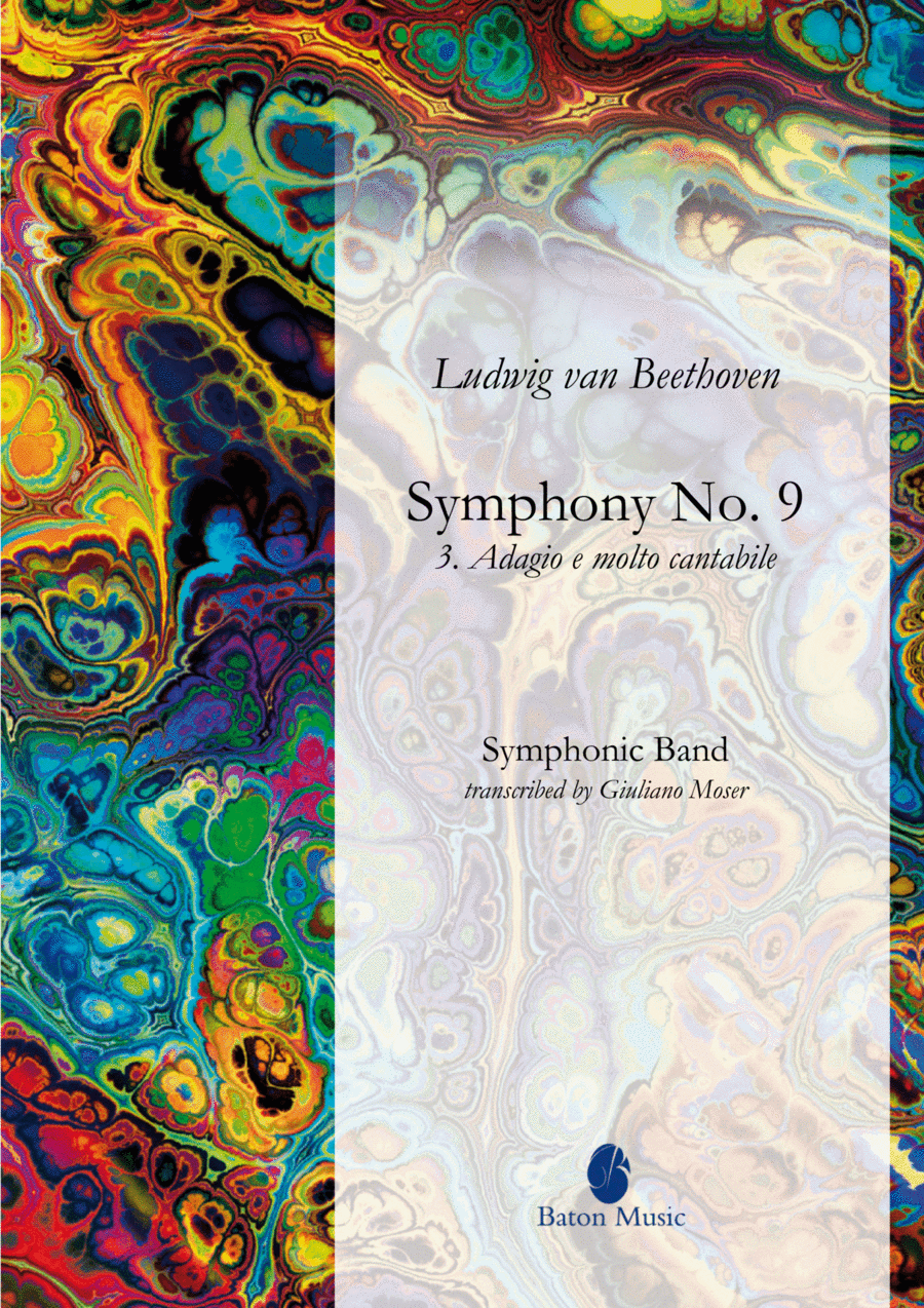 Symphony No. 9 D minor Concert Band scores gallery preview page 1