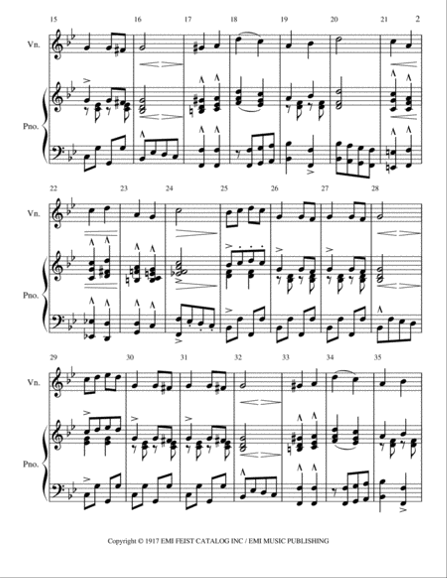 Over There Violin Solo scores gallery preview page 2