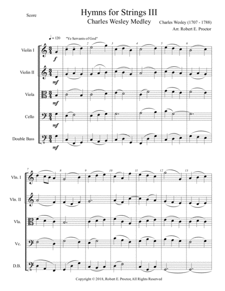 Hymns for Strings III - Charles Wesley image number null