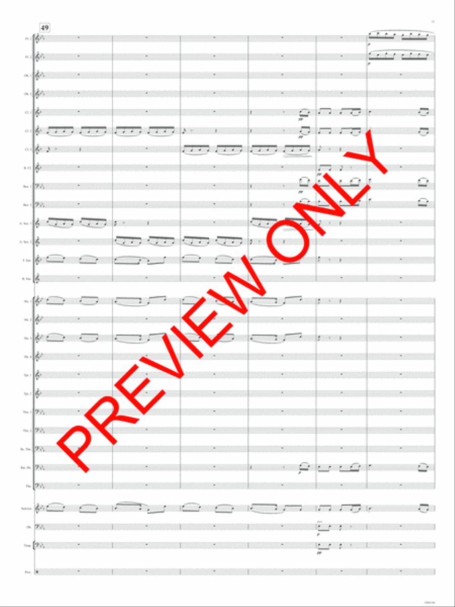 Festive Expressions Concert Band scores gallery preview page 12