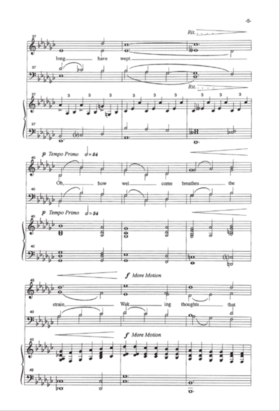 Music 4-Part scores gallery preview page 5