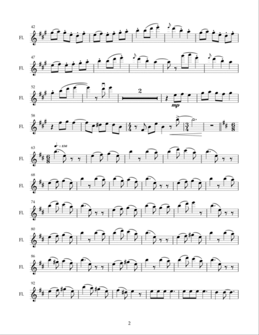 Kingdom Dance Flute scores gallery preview page 2