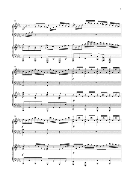C. P. E. Bach Solfeggietto (Solfeggio) in C minor arranged for 2 pianos image number null