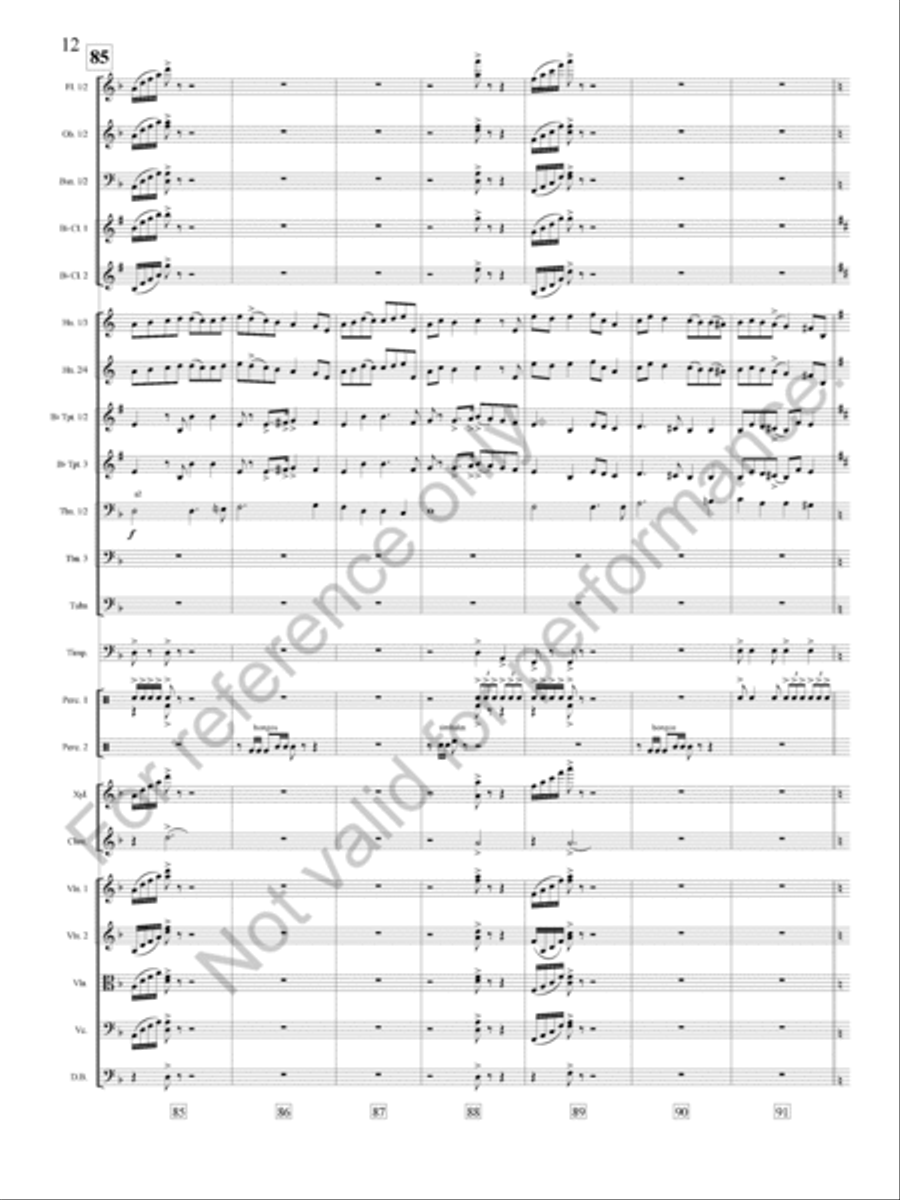 God Of Our Fathers Full Orchestra scores gallery preview page 13