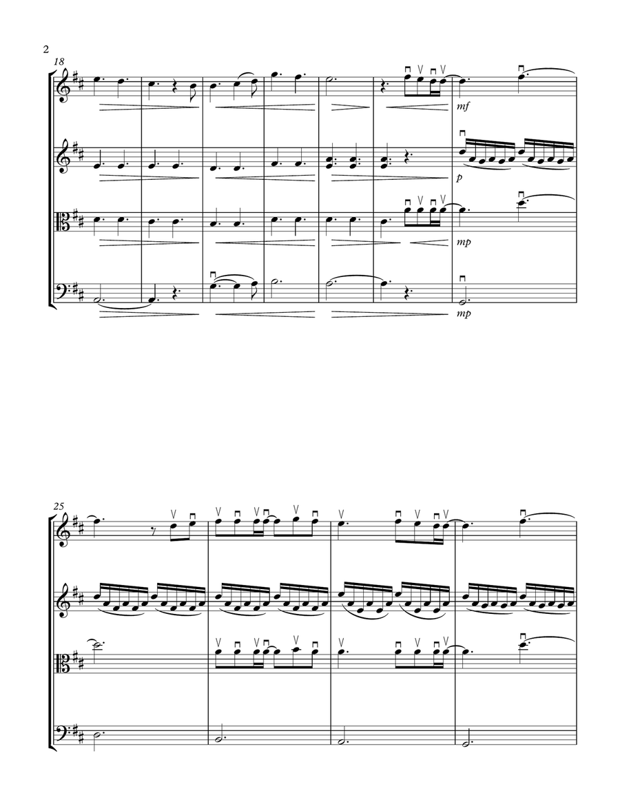 I Get To Love You String Quartet scores gallery preview page 2
