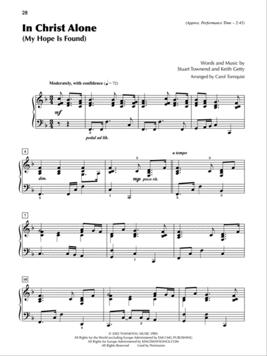 Popular Praise Popular Praise Easy Piano scores gallery preview page 5
