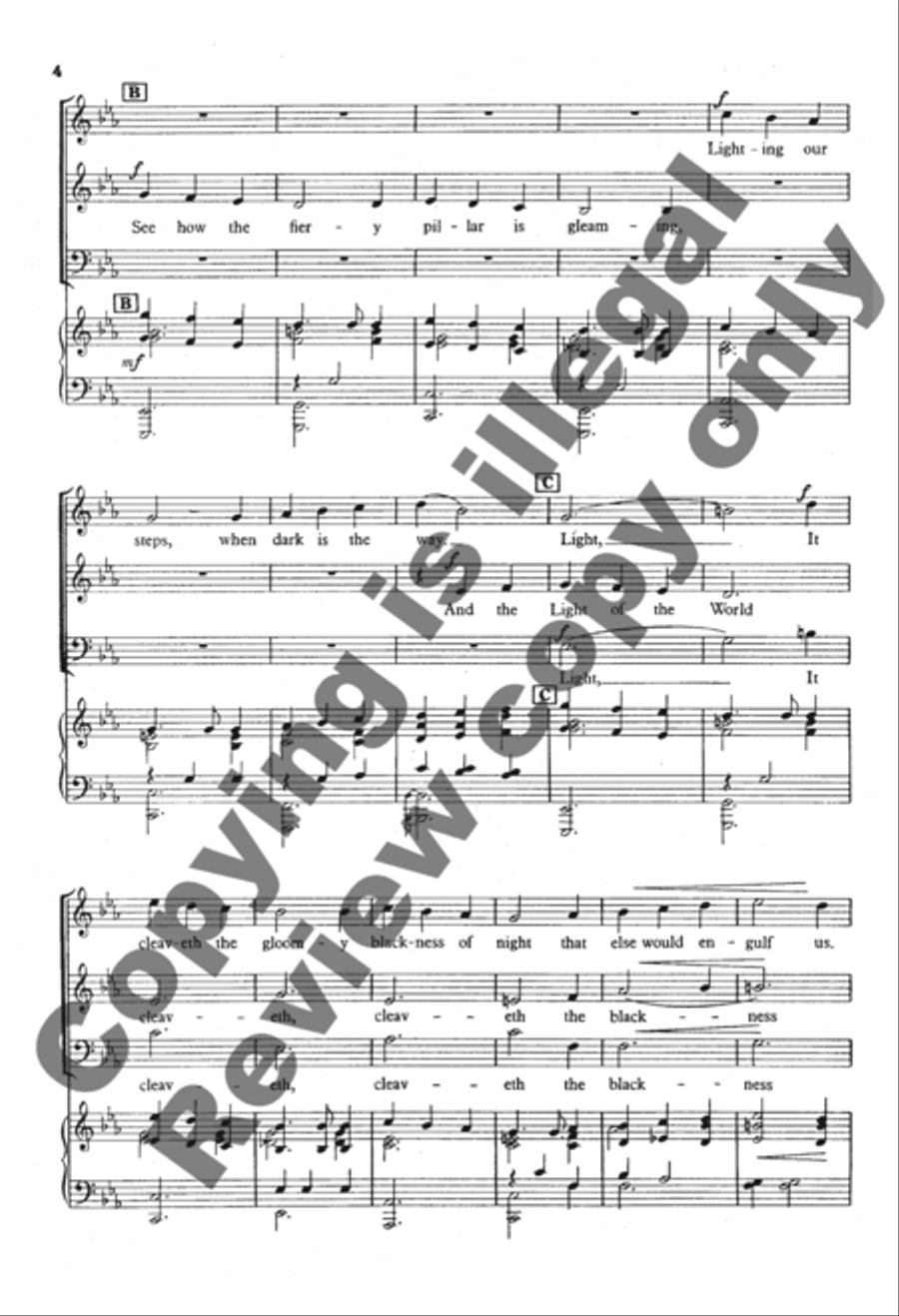 Onward, Ye Peoples! 3-Part scores gallery preview page 11
