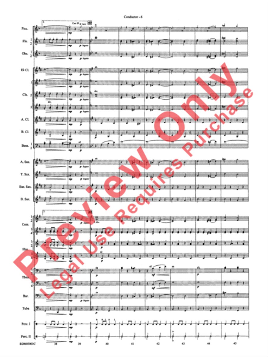 The Pride of the Wolverines Concert Band scores gallery preview page 8