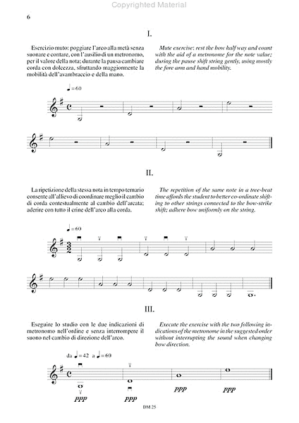 Short Bowing Method. Exercises for coordinating right-arm movements for the young violinist