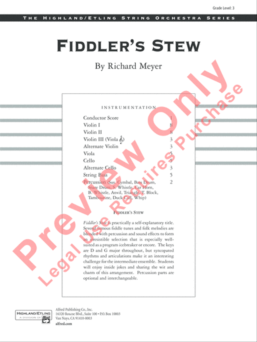 Fiddler's Stew String Orchestra scores gallery preview page 2