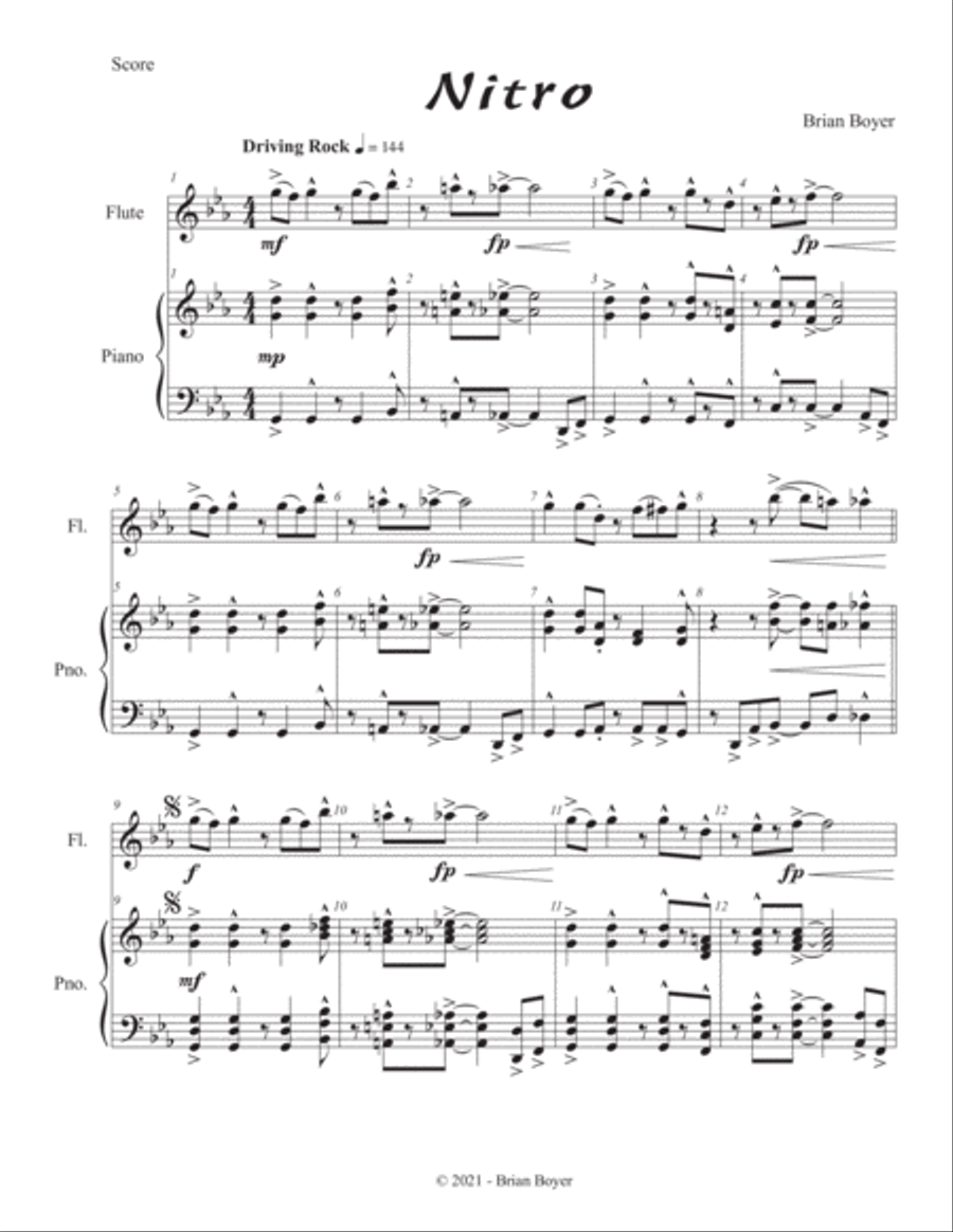 Nitro - Flex Solo for All Instruments Small Ensemble scores gallery preview page 6