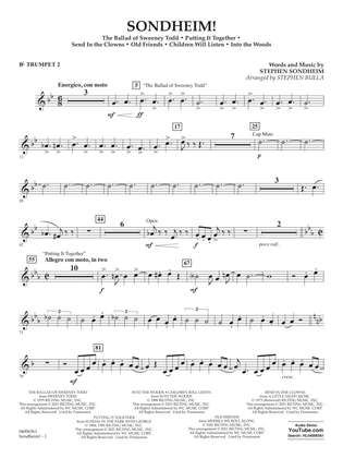 Sondheim! (arr. Stephen Bulla) - Bb Trumpet 2