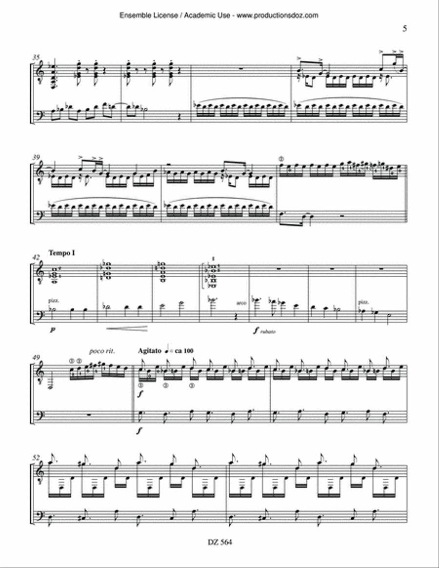 Sonatina Double Bass scores gallery preview page 5