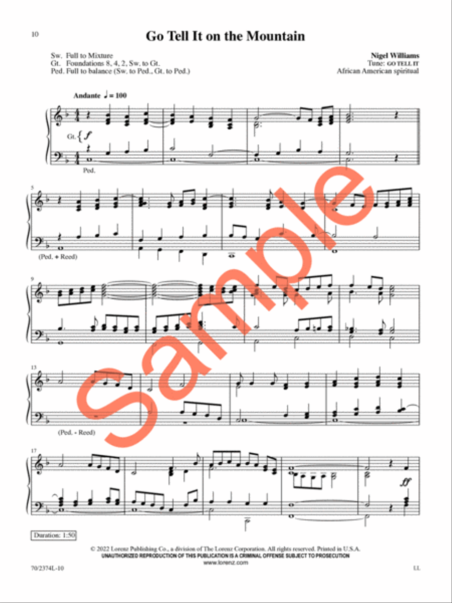 Christmas Miniatures for Organ image number null