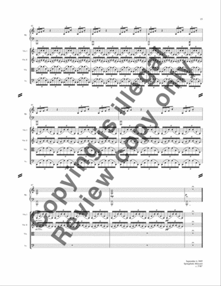 Eternity's Music (Full Score) Choir scores gallery preview page 5