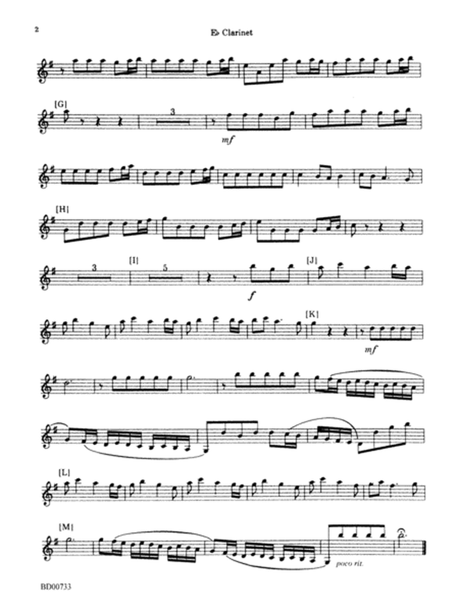 Water Music Suite: E-flat Soprano Clarinet