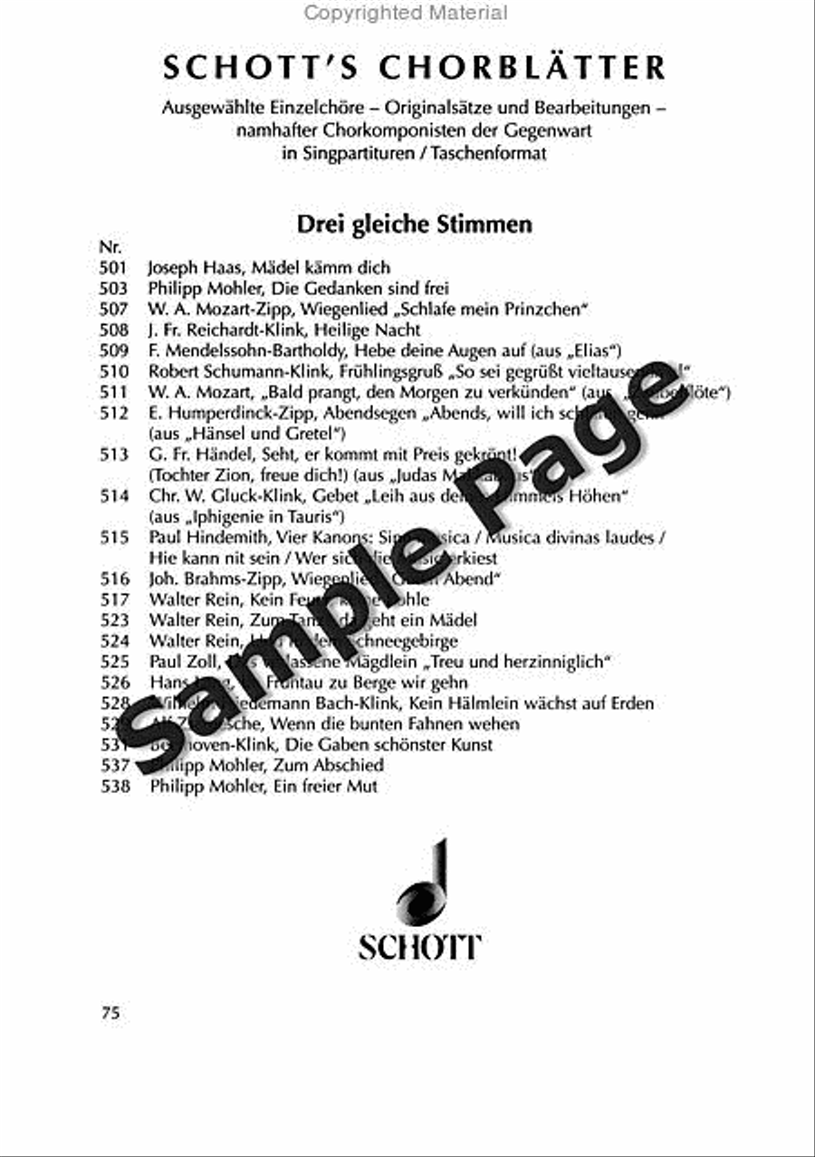 Rein W Kein Feuer Keine Kohle SMezA scores gallery preview page 5