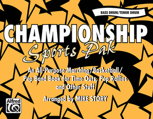 Book cover for Championship Sports Pak - Bass Drum/Tenor Drum