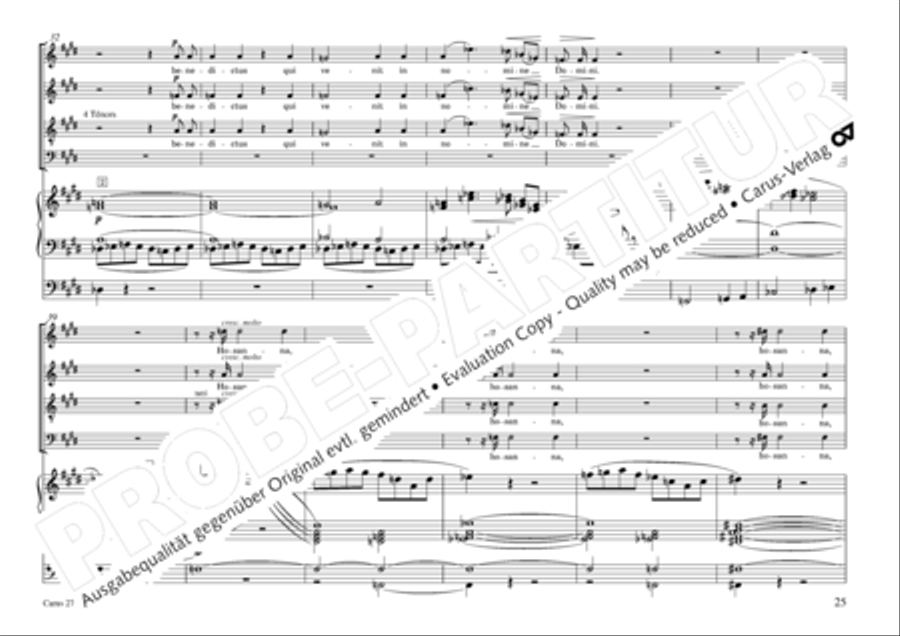 Messe solennelle en ut diese mineur 4-Part scores gallery preview page 26