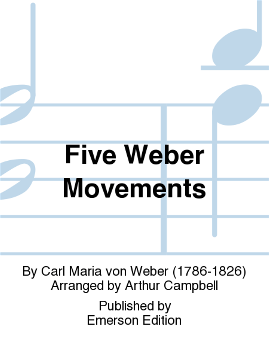 Five Weber Movements School and Community scores gallery preview page 1
