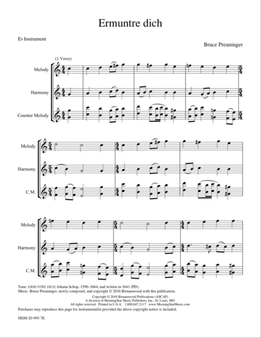 Ermuntre dich Ermuntre dich Piano and Keyboard scores gallery preview page 5